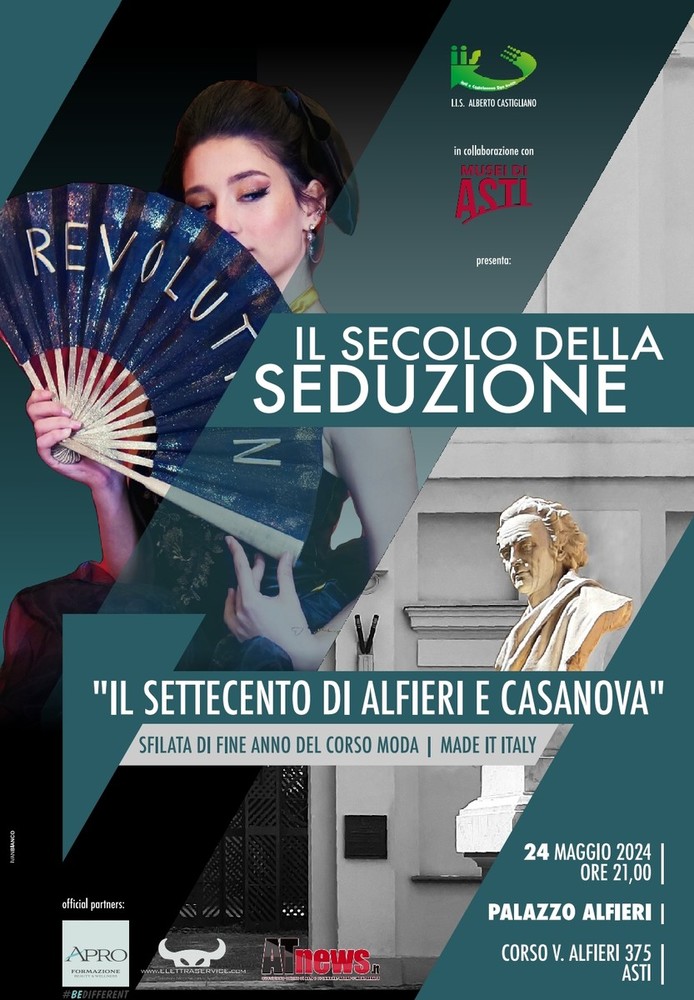 Il secolo della seduzione: il Settecento di Alfieri e Casanova nella sfilata di moda del Castigliano