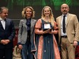 La premiazione di Carola Guadagnin, vincitrice per la sezione online