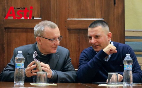 Domenico Agasso ospite in vescovado per San Francesco da Sales (Merphefoto)