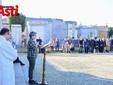 La celebrazione oggi al cimitero (Merfephoto