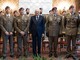 Alessandro Binello (a sinistra nella foto) col Presidente della Repubblica Sergio Mattarella durante l'udienza al Quirinale.