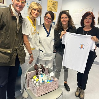 Dal Memorial Lovisolo un dono all'Hospice di Nizza