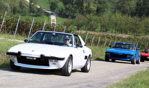 Rombano i motori delle Fiat X1/9 a Montiglio e per le strade dell'Astigiano