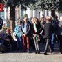 La celebrazione oggi al cimitero (Merfephoto