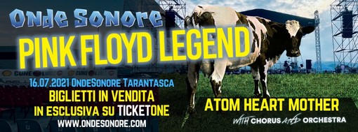 Torino, a Onde Sonore Festival in scena PINK FLOYD LEGEND plays ATOM HEART MOTHER