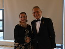 La neo presidente Sara Arduino con il presidente uscente Ligresti