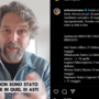 Uno screenshot tratto dal video postato su Instagram dall'artista ligure