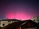 L'aurora boreale vista da Calamandrana (immagine tratta dal gruppo Telegram Dati Meteo Asti, scatto dell'utente Francesco