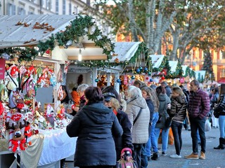 Un'immagine relativa la scorsa edizione del mercatino di Natale