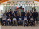 Alcuni alpini astigiani presenti alla presentazione del libro con il Tenente Colonnello Mario Renna. (ph. Daniele Piroso)