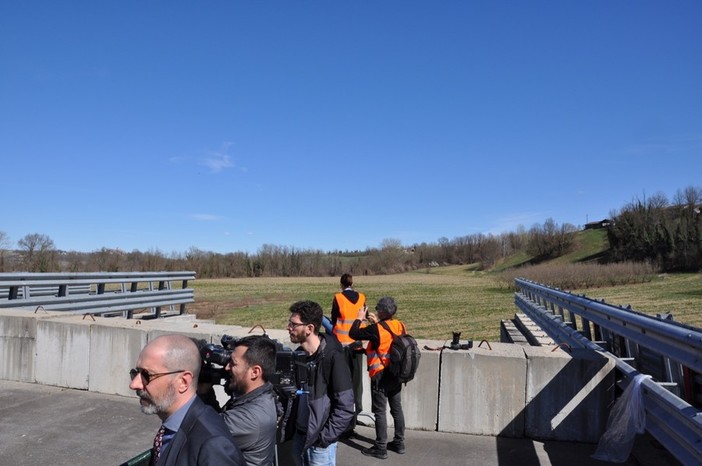 Il troncone dell'autostrada interrotta a Cherasco