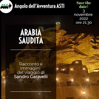 Un affascinante viaggio in Arabia Saudita con l'Angolo dell'avventura di Asti