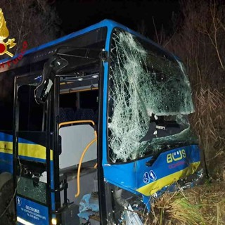 L'autobus coinvolto nell'incidente mortale