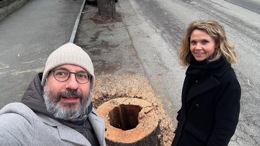 Il sindaco Rasero con l'assessore Stefania Morra