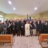 In foto il gruppo dei Carabinieri che hanno festeggiato la Virgo Fidelis, a Bra