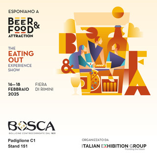 Bosca porta le sue bollicine e Glamtì al Beer&amp;Food Attraction 2025 di Rimini