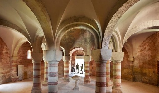 Battistero di San Pietro in Consavia ritratto da Enzo Isaia