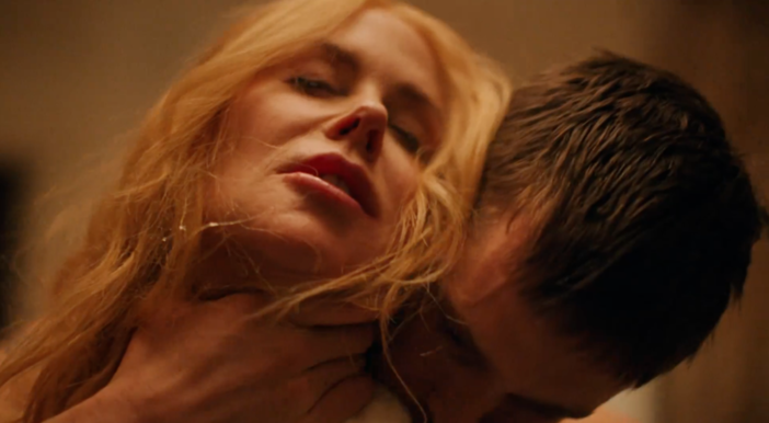 Romy (Nicole Kidman) e Samuel (Harris Dickinson) in una scena del film &quot;Babygirl&quot;