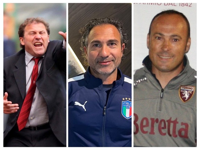 Nel collage fotografico, da sinistra a destra: Camolese, Cascino, Asta