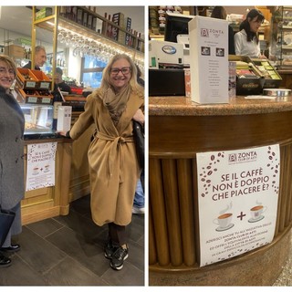 Solidarietà... in tazza: il &quot;caffè sospeso&quot; degli Zonta Club Asti e Alba