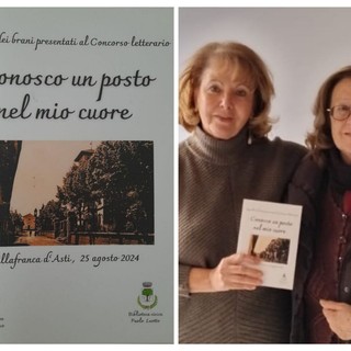 Nel collage, la copertina del volume e la presidente della commissione giudicatrice Donatella Gnetti con Patrizia Gerbi Bordone