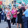 Una recente manifestazione di piazza a cui era presente la Cisl (Merphefoto)