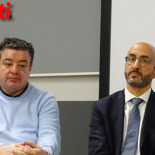 Il direttore di Azienda Zero Adriano Leli  e il dg Asl At Giovanni Gorgoni