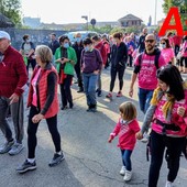 Un immagine relativa una precedente edizione della Camminata in rosa