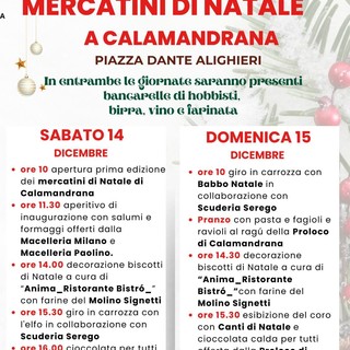 La locandina del mercatino