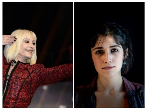 Raffaella Carrà e Chiara Dello Iacovo, che la interpreterà a teatro