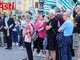 Una recente manifestazione di piazza a cui era presente la Cisl (Merphefoto)