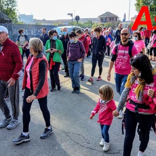 Un immagine relativa una precedente edizione della Camminata in rosa