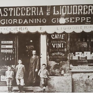 Foto storica della Pasticceria Giordanino