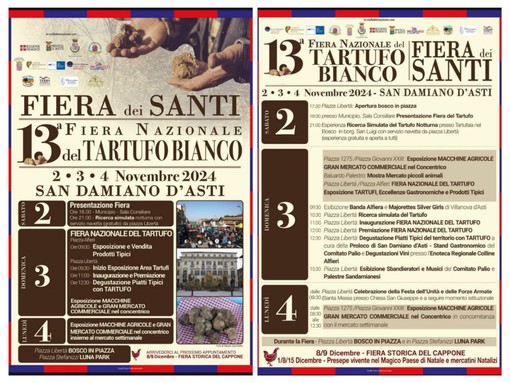 San Damiano propone un fine settimana all'insegna del tartufo bianco