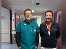 Giovanni Caire, direttore facente funzioni del Pronto Soccorso – Medicina e chirurgia d’accettazione e d’urgenza dell’Asl At con Massimo Rissone coordinatore infermieristico