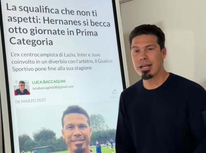 Il &quot;profeta&quot; in uno screenshot tratto dal video postato sui social