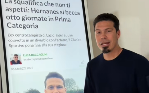 Il &quot;profeta&quot; in uno screenshot tratto dal video postato sui social