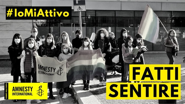 Anche ad Asti un banchetto Amnesty International nell’ambito dell’iniziativa #Iomiattivo