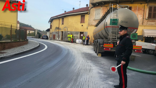 Disagi per il traffico a Calliano a causa del distacco rimorchio da un camion