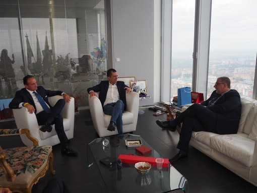 L'incontro tra Alberto Cirio, Marco Gabusi e Fabio Ciciliano