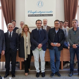 I vertici di Confartigianato Asti hanno incontrato l’europarlamentare Stefano Maullu