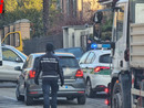 Scontro tra due auto in strada Fortino, forse a causa del fondo stradale ghiacciato