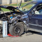 Violento schianto in via Sodano ad Asti