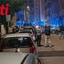 Tanta gente in strada ieri sera in via Badouin in seguito all'incidente che ha coinvolto una cabina elettrica