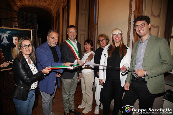 Alcune immagini dell'inauguarazione della mostra dedicata a San Francesco (Ph Beppe Sacchetto)