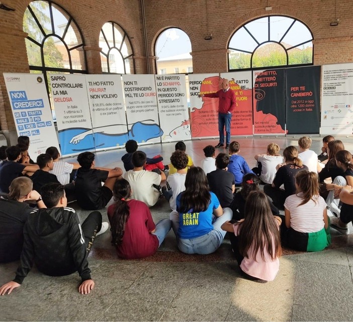 Baldovino e gli studenti di Incisa Scapaccino