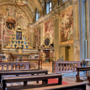 Il suggestivo interno della chiesa della Consolata