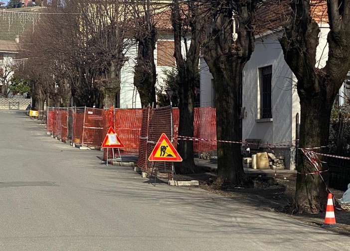 Alcune immagini degli interventi in corso in frazione Boglietto