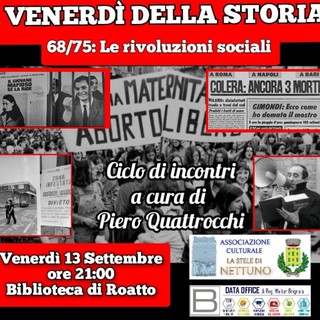 Tornano i venerdì della Storia a Roatto