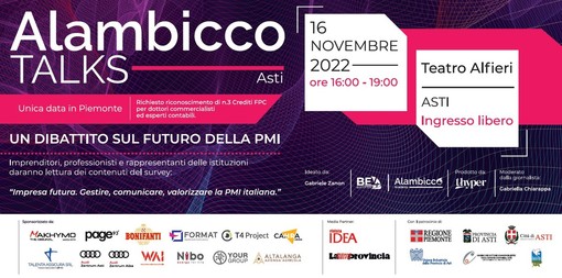 All'Alfieri di Asti l'unica data piemontese di &quot;Alambicco Talks&quot;